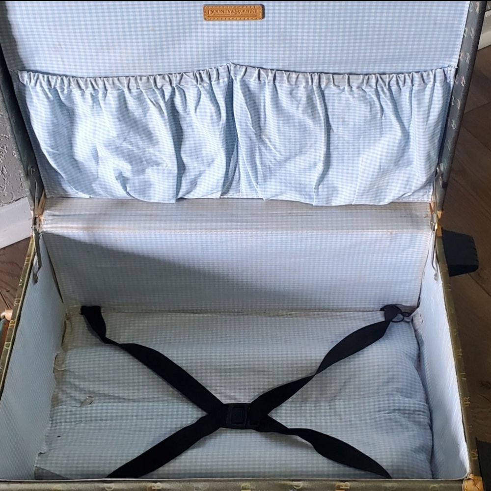 Dooney & Bourke Vintage Style Suitcase - Brown and Tan - Picture 8 of 15